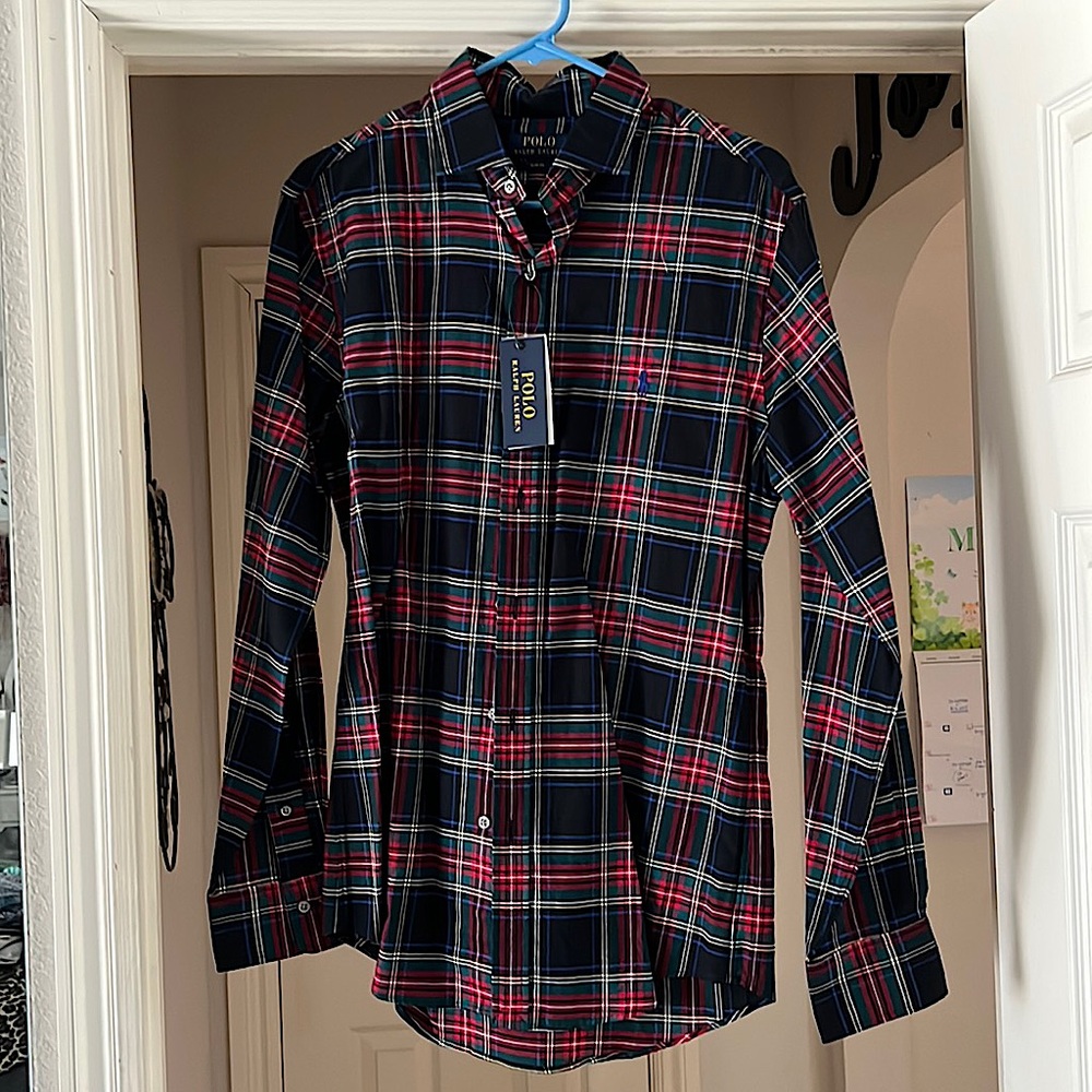 Polo by Ralph Lauren button down long sleeve shirt. Men’s size M. New w/tags!